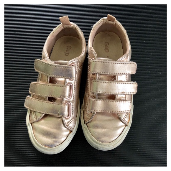 kids rose gold sneakers